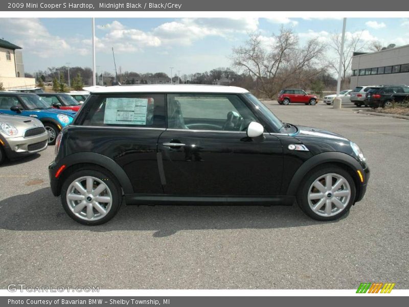 Midnight Black / Black/Grey 2009 Mini Cooper S Hardtop