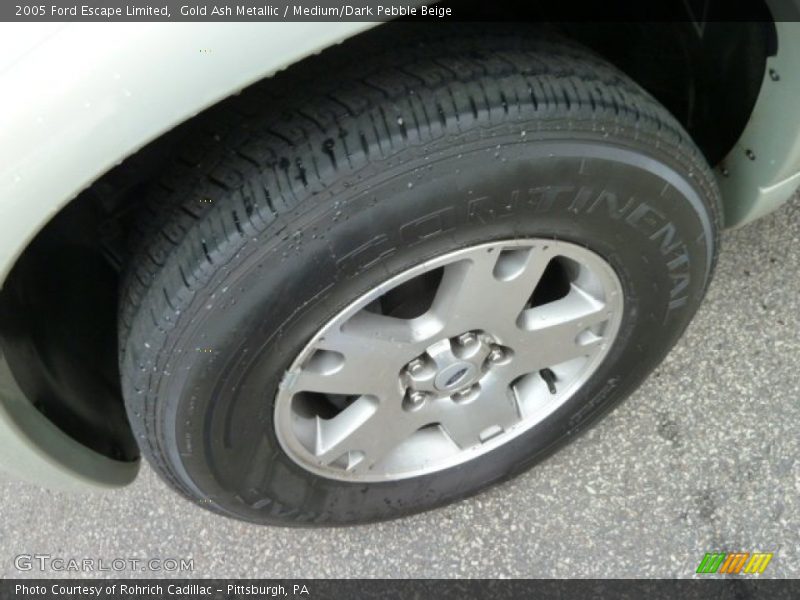 Gold Ash Metallic / Medium/Dark Pebble Beige 2005 Ford Escape Limited