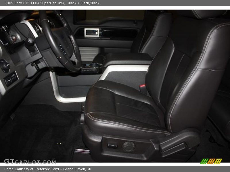 Black / Black/Black 2009 Ford F150 FX4 SuperCab 4x4