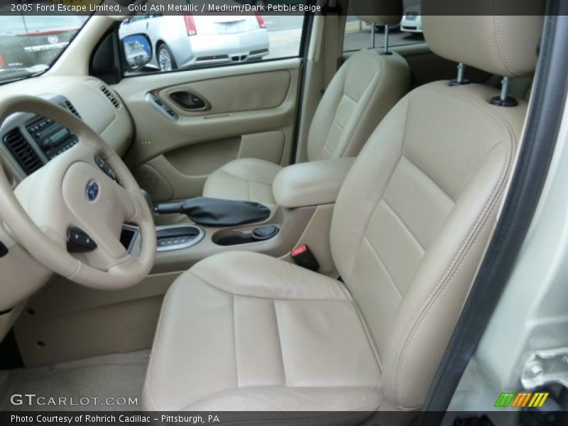 Gold Ash Metallic / Medium/Dark Pebble Beige 2005 Ford Escape Limited