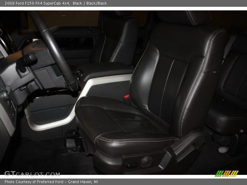 Black / Black/Black 2009 Ford F150 FX4 SuperCab 4x4