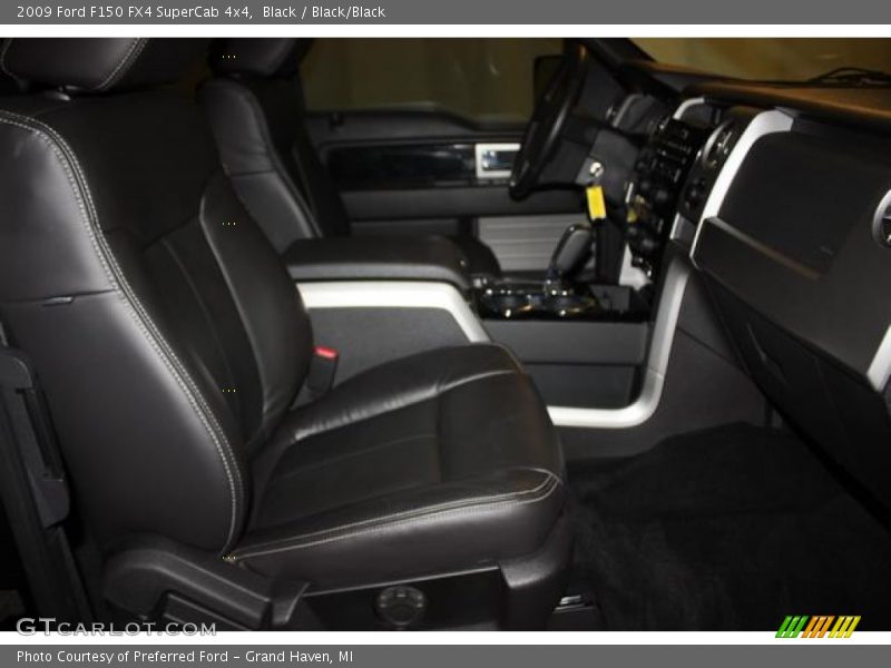 Black / Black/Black 2009 Ford F150 FX4 SuperCab 4x4