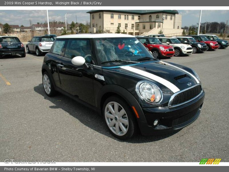 Midnight Black / Black/Grey 2009 Mini Cooper S Hardtop