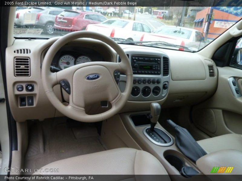 Gold Ash Metallic / Medium/Dark Pebble Beige 2005 Ford Escape Limited