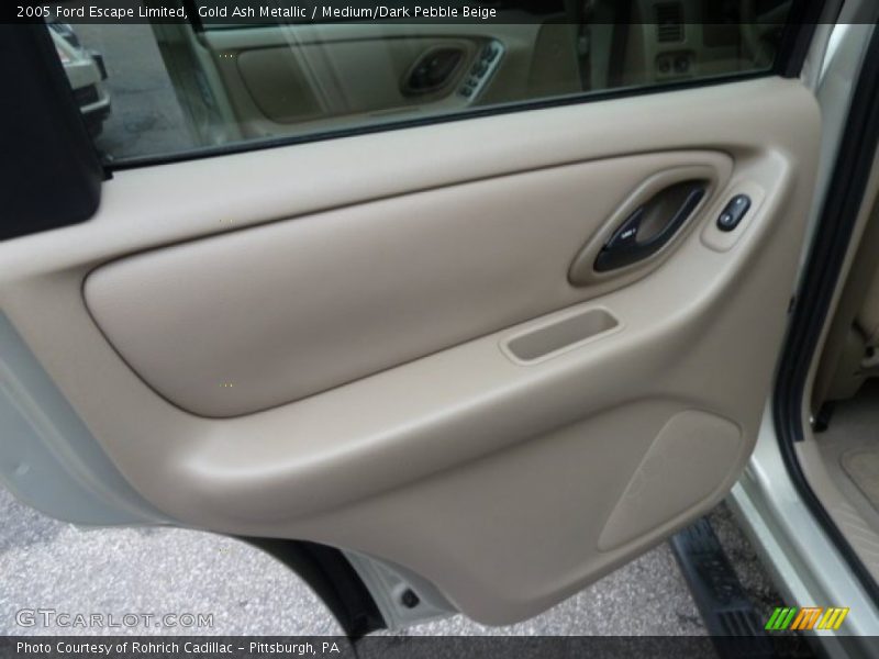 Gold Ash Metallic / Medium/Dark Pebble Beige 2005 Ford Escape Limited