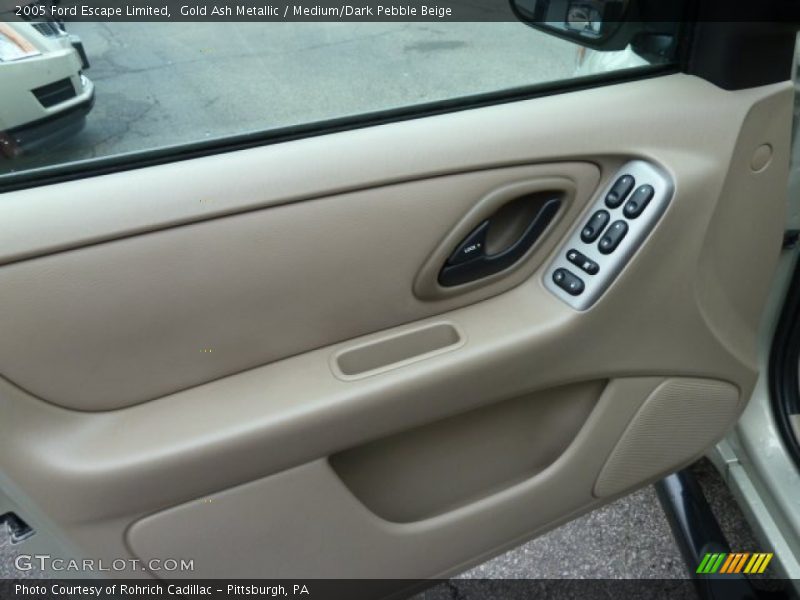 Gold Ash Metallic / Medium/Dark Pebble Beige 2005 Ford Escape Limited