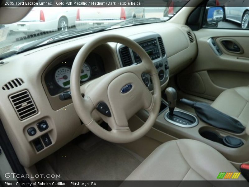 Gold Ash Metallic / Medium/Dark Pebble Beige 2005 Ford Escape Limited