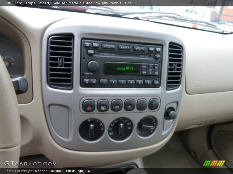 Gold Ash Metallic / Medium/Dark Pebble Beige 2005 Ford Escape Limited
