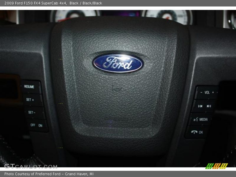 Black / Black/Black 2009 Ford F150 FX4 SuperCab 4x4