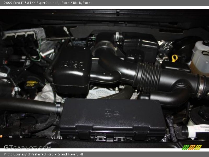 Black / Black/Black 2009 Ford F150 FX4 SuperCab 4x4