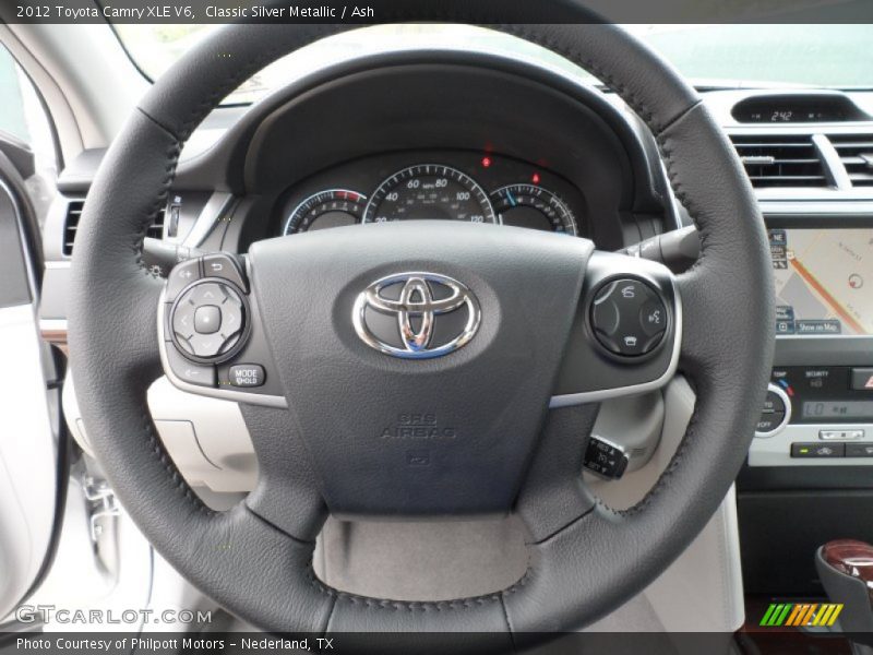 Classic Silver Metallic / Ash 2012 Toyota Camry XLE V6