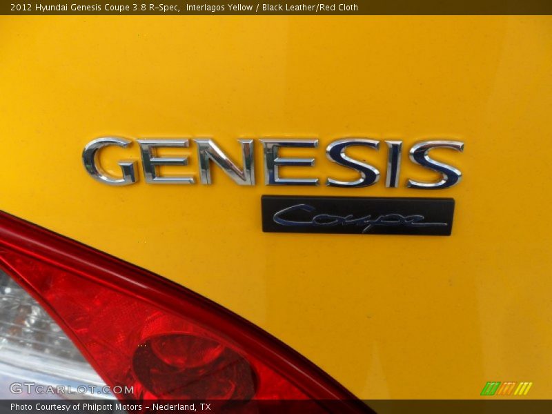 Interlagos Yellow / Black Leather/Red Cloth 2012 Hyundai Genesis Coupe 3.8 R-Spec