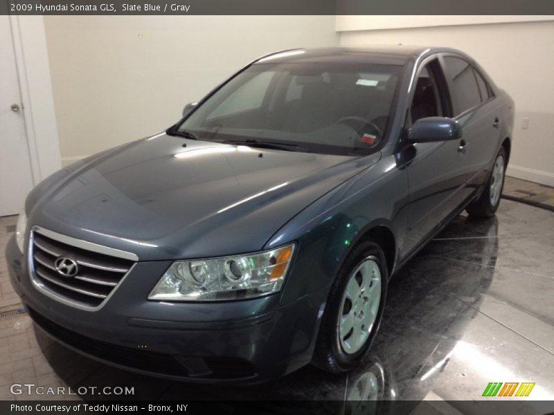 Slate Blue / Gray 2009 Hyundai Sonata GLS