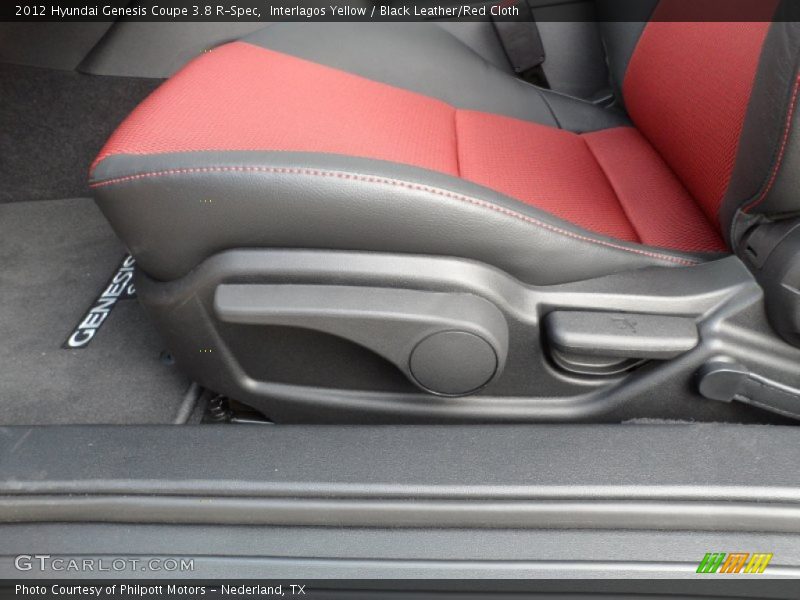 Front Seat of 2012 Genesis Coupe 3.8 R-Spec