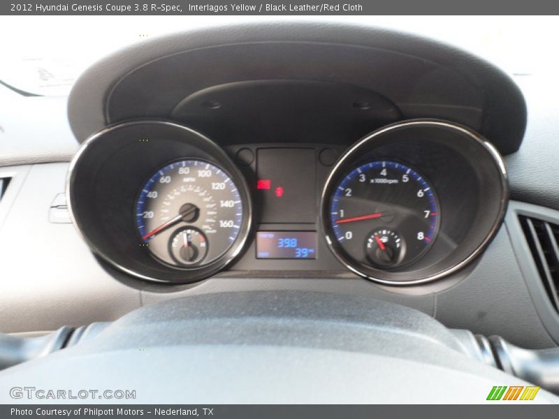  2012 Genesis Coupe 3.8 R-Spec 3.8 R-Spec Gauges