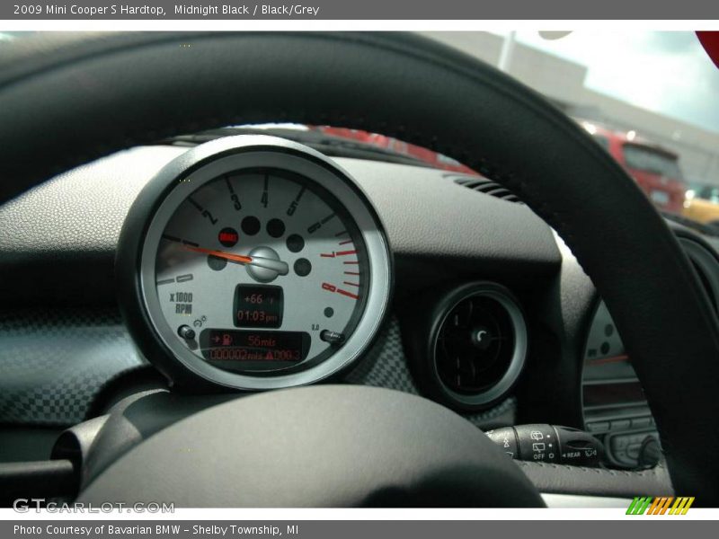 Midnight Black / Black/Grey 2009 Mini Cooper S Hardtop