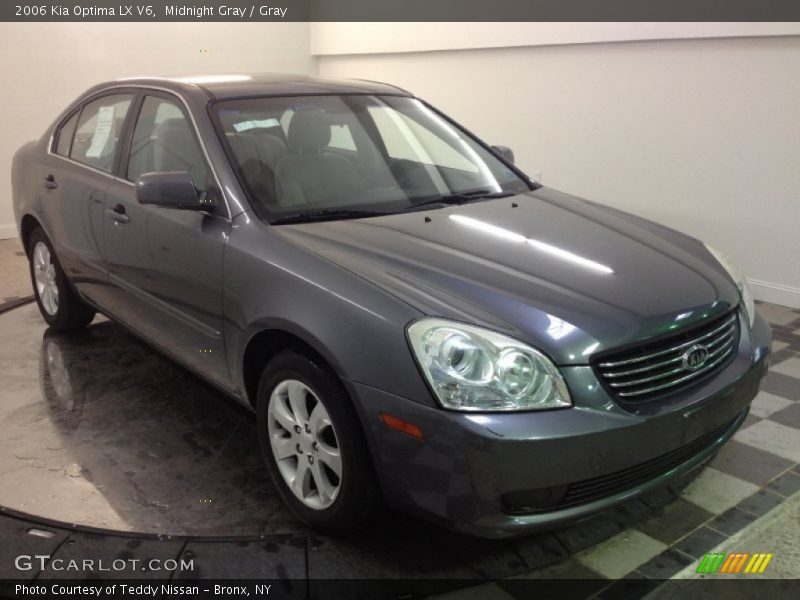 Midnight Gray / Gray 2006 Kia Optima LX V6