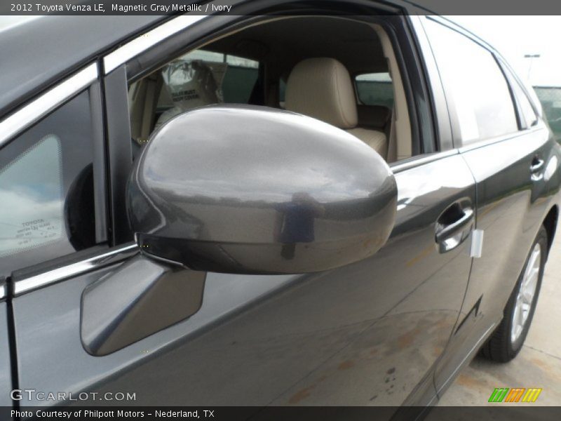Magnetic Gray Metallic / Ivory 2012 Toyota Venza LE