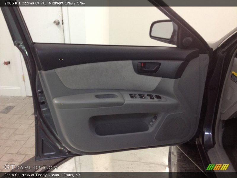 Midnight Gray / Gray 2006 Kia Optima LX V6