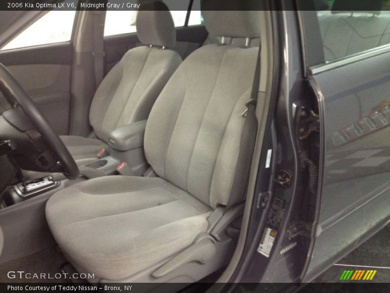 Midnight Gray / Gray 2006 Kia Optima LX V6