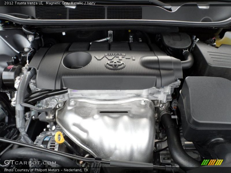  2012 Venza LE Engine - 2.7 Liter DOHC 16-Valve Dual VVT-i 4 Cylinder