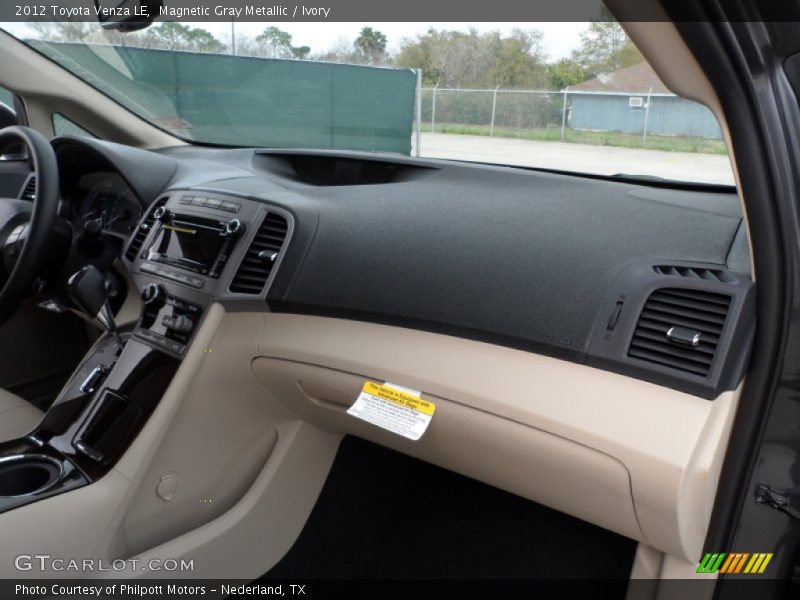 Magnetic Gray Metallic / Ivory 2012 Toyota Venza LE