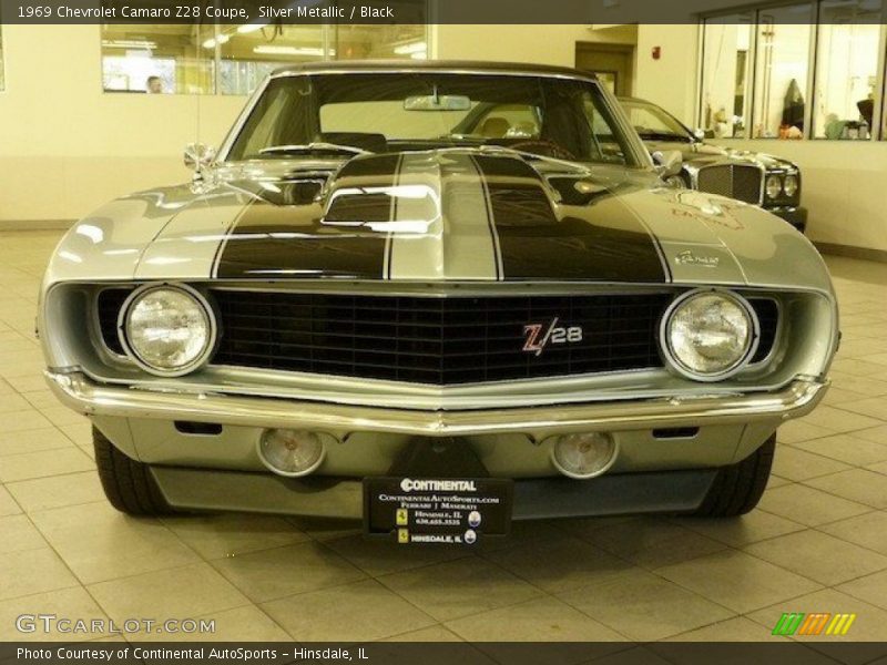 Silver Metallic / Black 1969 Chevrolet Camaro Z28 Coupe