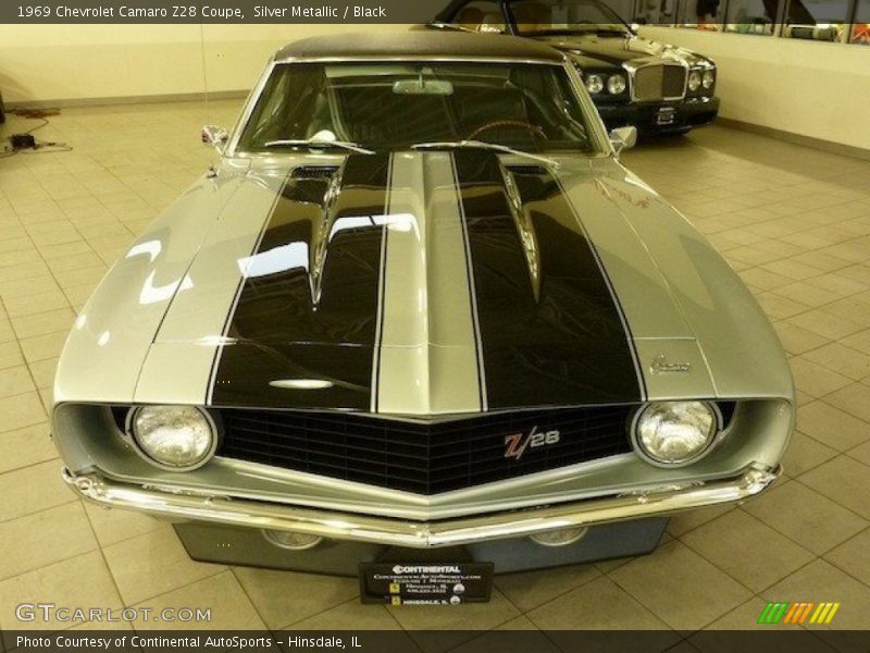 Silver Metallic / Black 1969 Chevrolet Camaro Z28 Coupe