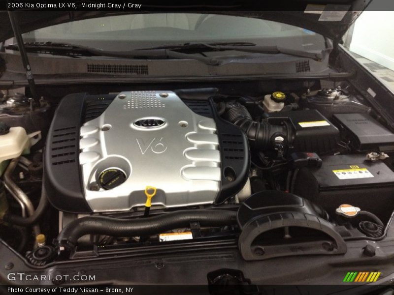Midnight Gray / Gray 2006 Kia Optima LX V6