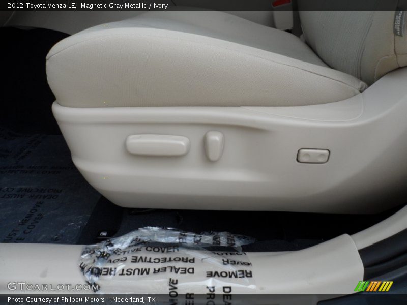 Front Seat of 2012 Venza LE