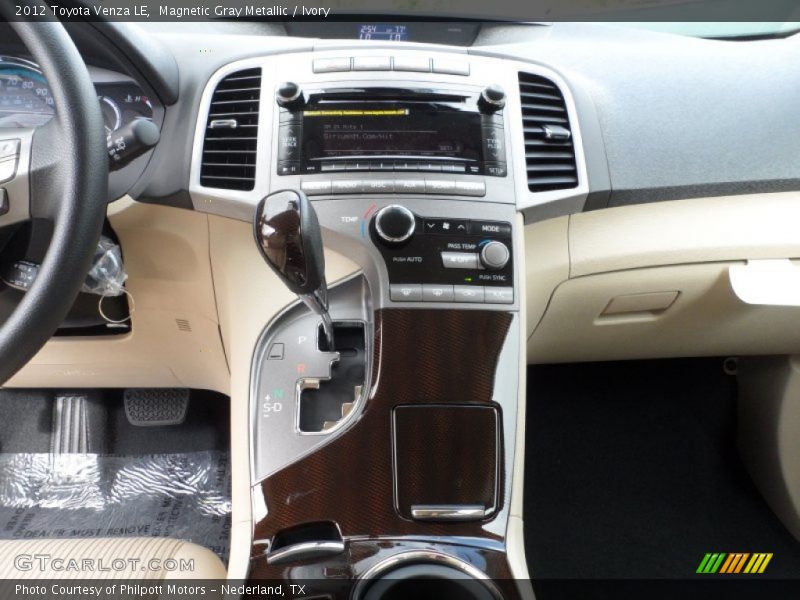 Controls of 2012 Venza LE