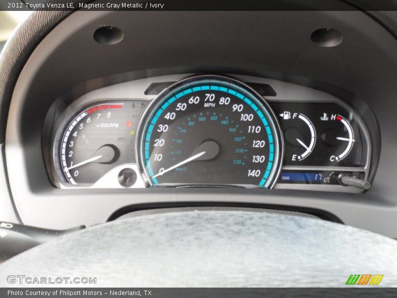  2012 Venza LE LE Gauges
