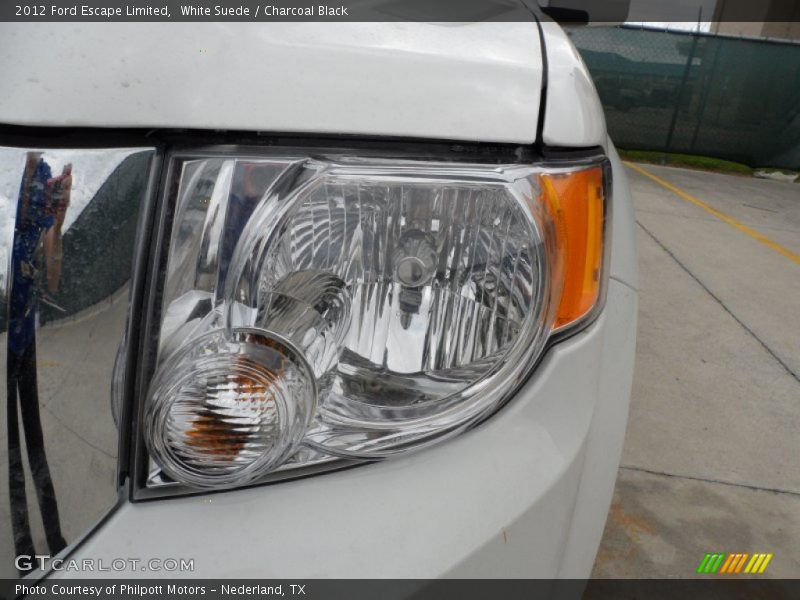 White Suede / Charcoal Black 2012 Ford Escape Limited