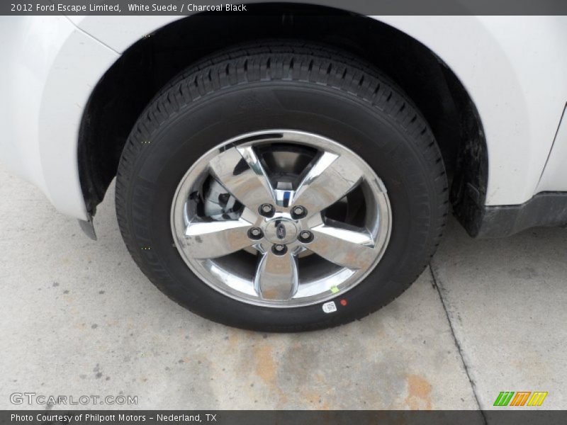 White Suede / Charcoal Black 2012 Ford Escape Limited