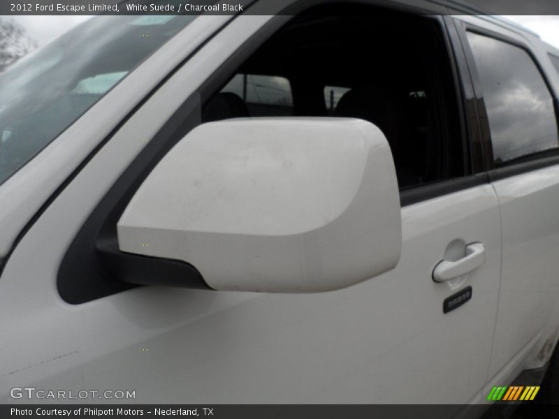 White Suede / Charcoal Black 2012 Ford Escape Limited