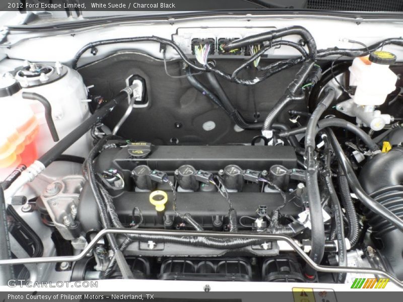 White Suede / Charcoal Black 2012 Ford Escape Limited