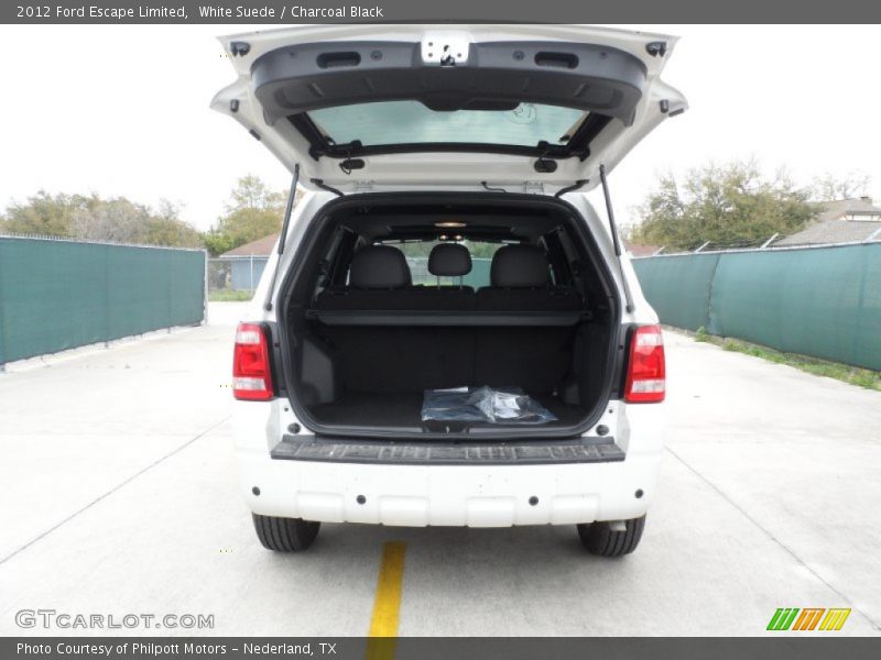 White Suede / Charcoal Black 2012 Ford Escape Limited