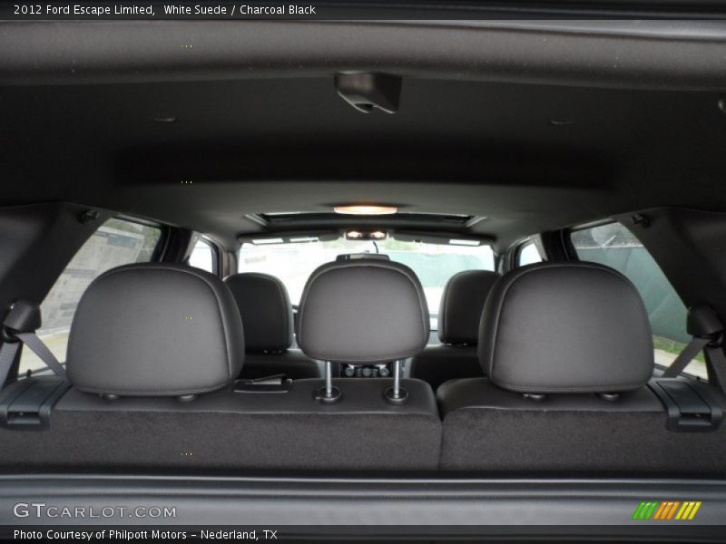 White Suede / Charcoal Black 2012 Ford Escape Limited