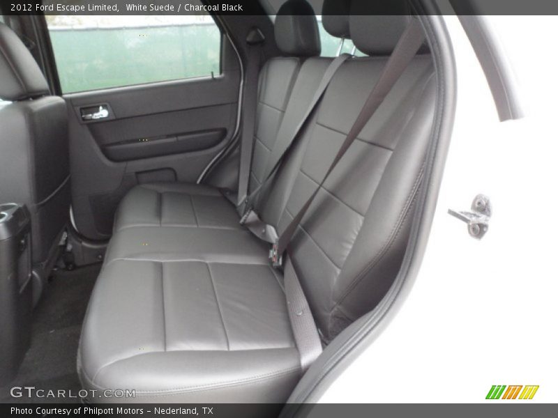 White Suede / Charcoal Black 2012 Ford Escape Limited