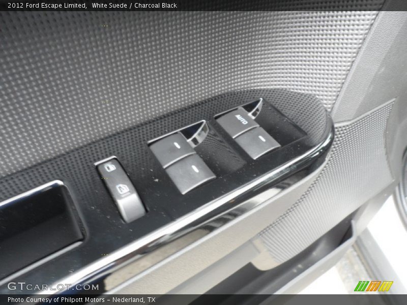 White Suede / Charcoal Black 2012 Ford Escape Limited