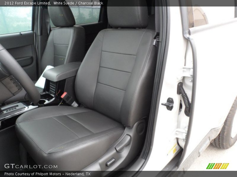 White Suede / Charcoal Black 2012 Ford Escape Limited