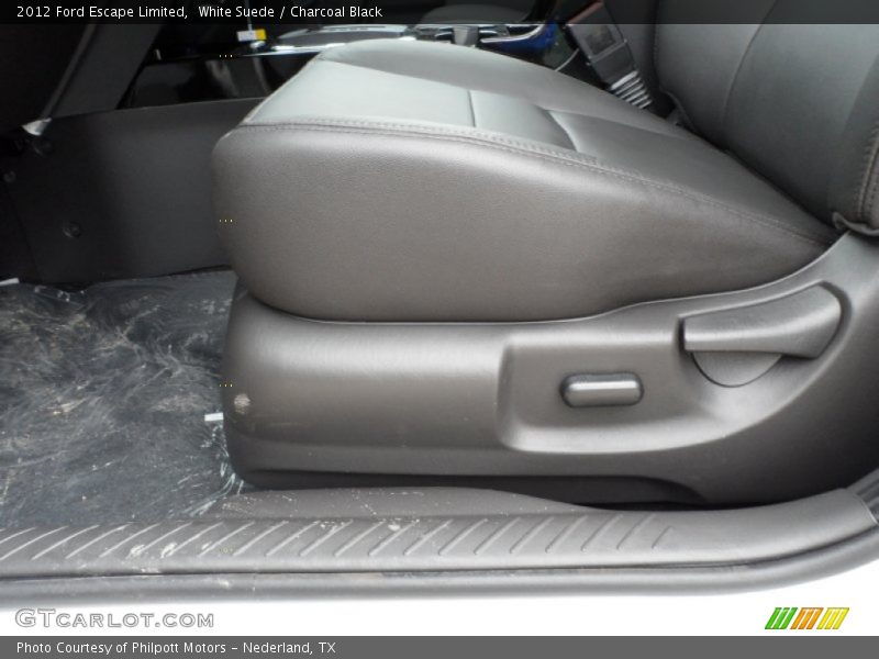 White Suede / Charcoal Black 2012 Ford Escape Limited