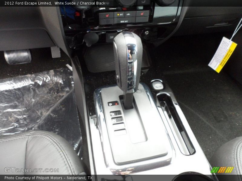 White Suede / Charcoal Black 2012 Ford Escape Limited