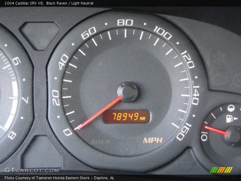 Black Raven / Light Neutral 2004 Cadillac SRX V8