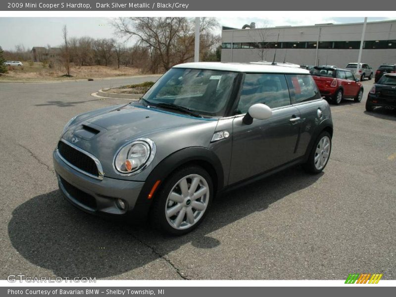 Dark Silver Metallic / Black/Grey 2009 Mini Cooper S Hardtop
