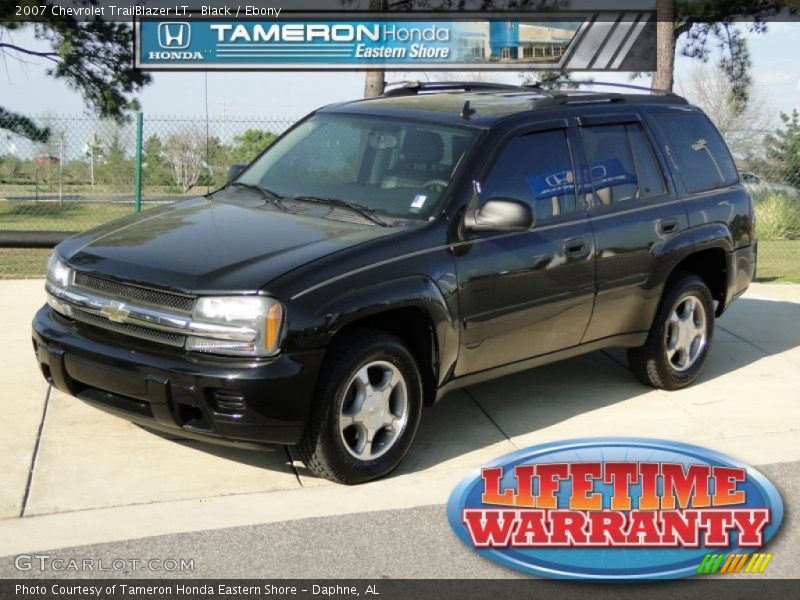 Black / Ebony 2007 Chevrolet TrailBlazer LT