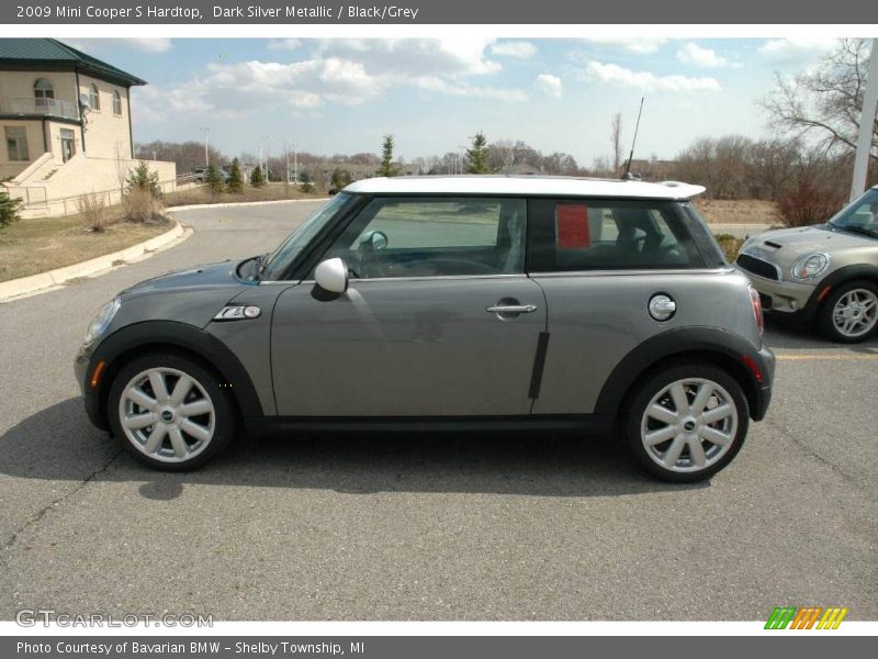 Dark Silver Metallic / Black/Grey 2009 Mini Cooper S Hardtop