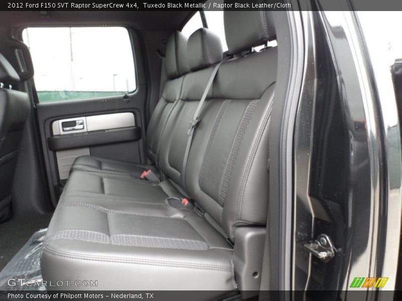 Rear Seat of 2012 F150 SVT Raptor SuperCrew 4x4