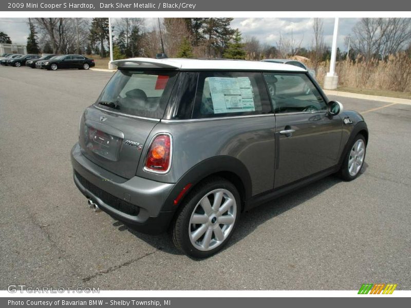 Dark Silver Metallic / Black/Grey 2009 Mini Cooper S Hardtop
