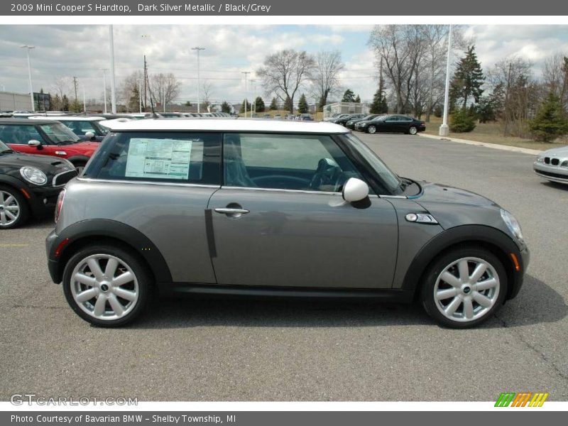 Dark Silver Metallic / Black/Grey 2009 Mini Cooper S Hardtop